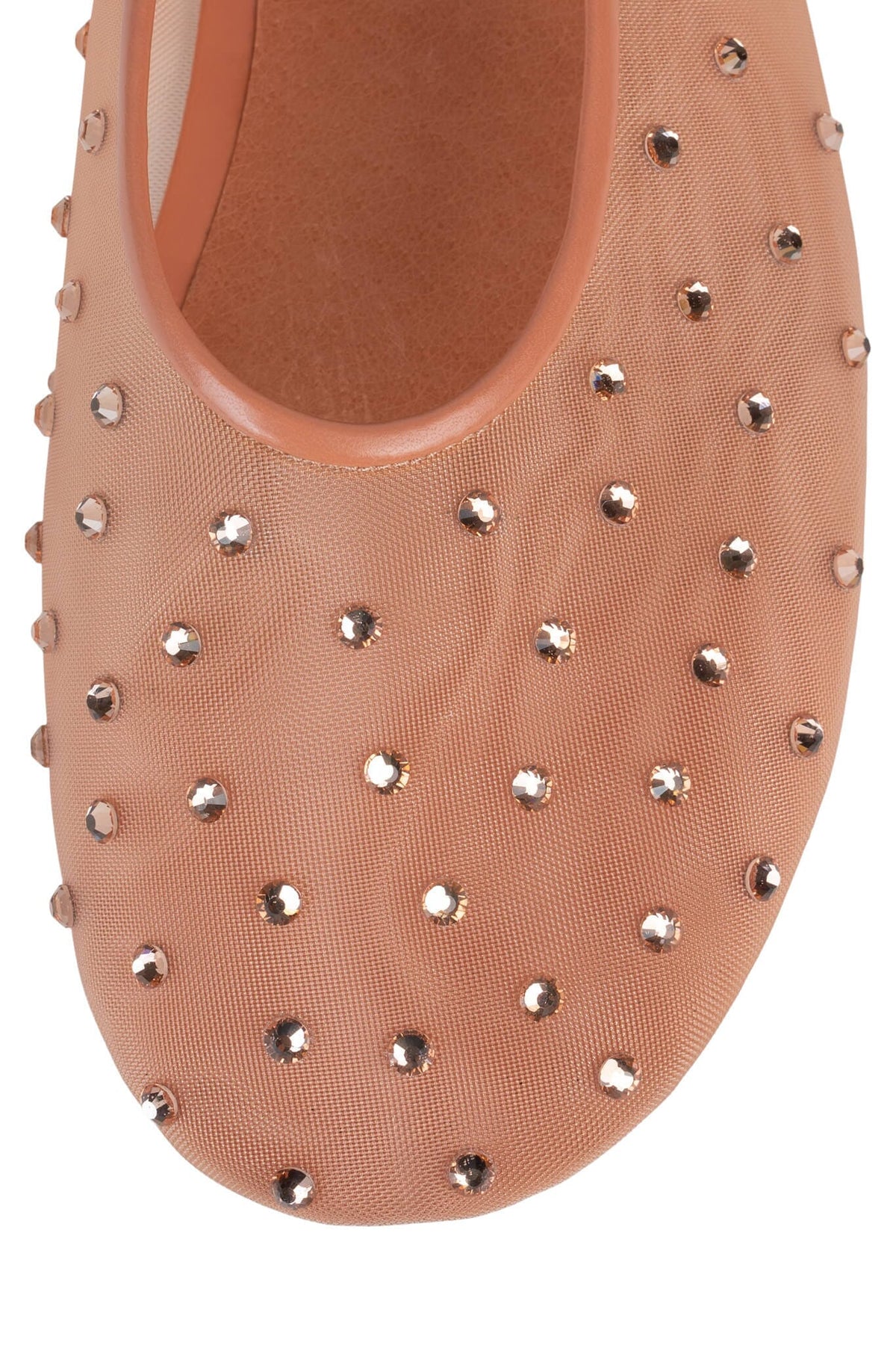 Jeffrey Campbell Mary Janes Ballet Flats Rose Gold Combo