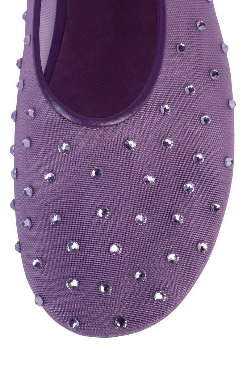 Jeffrey Campbell Mary Janes Ballet Flats Lavender Combo
