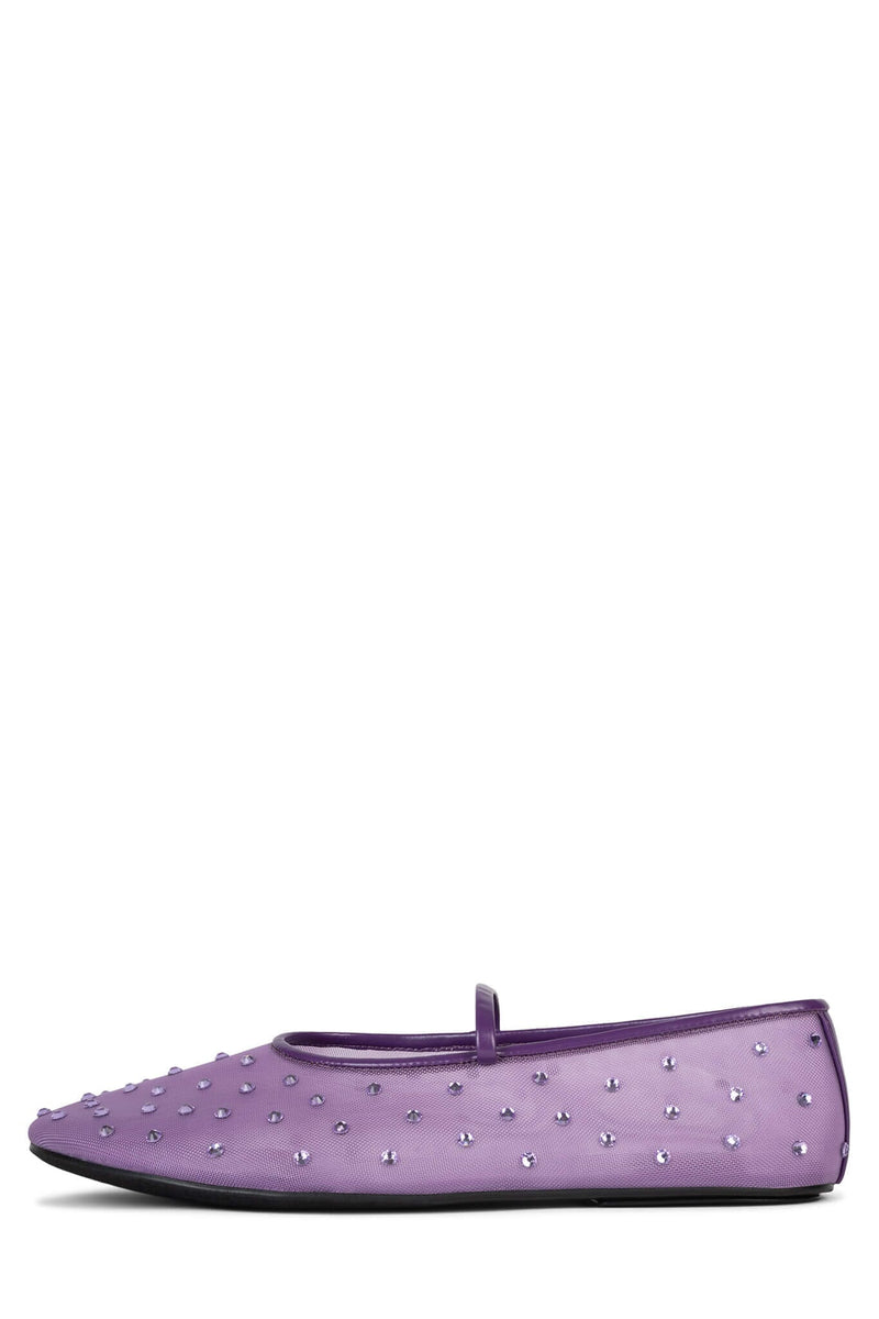Jeffrey Campbell Mary Janes Ballet Flats Lavender Combo