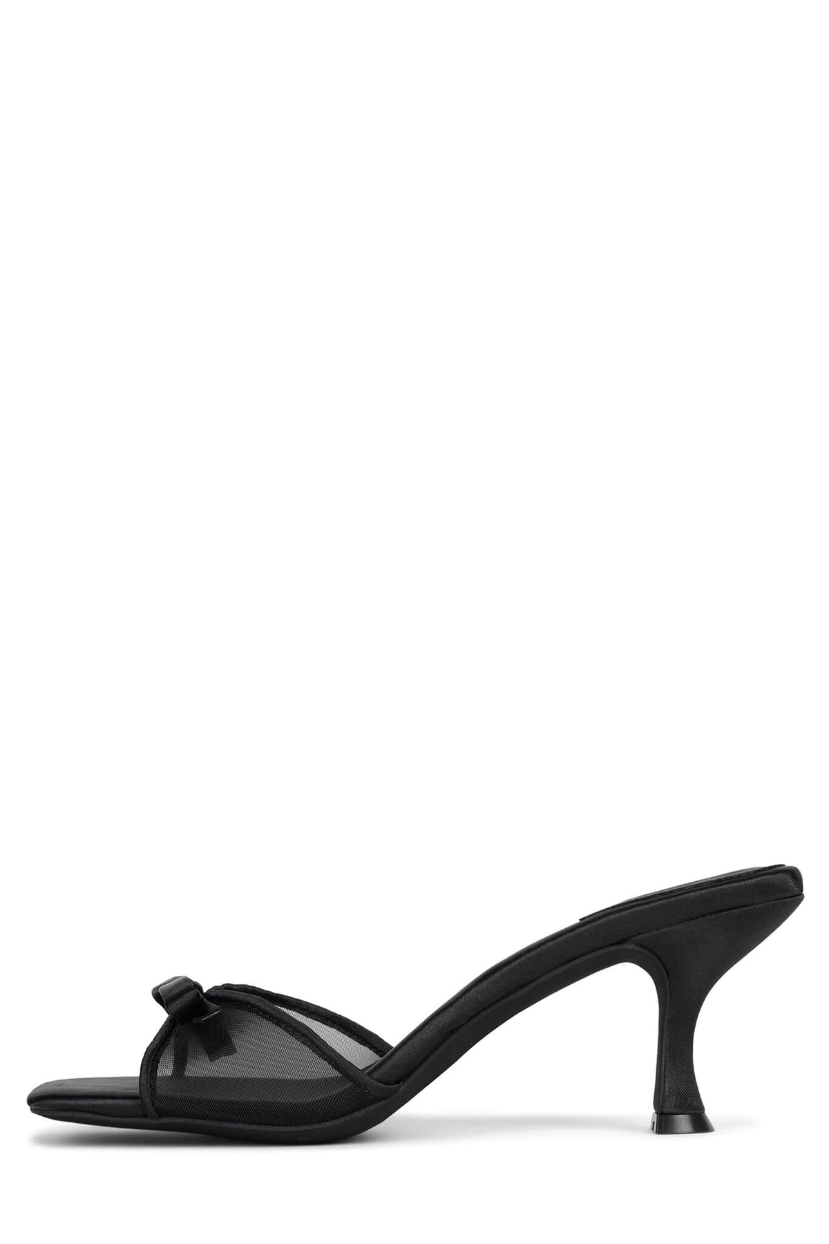 SWEET-ON-U Heeled Sandal YYH Black Mesh Combo 6 