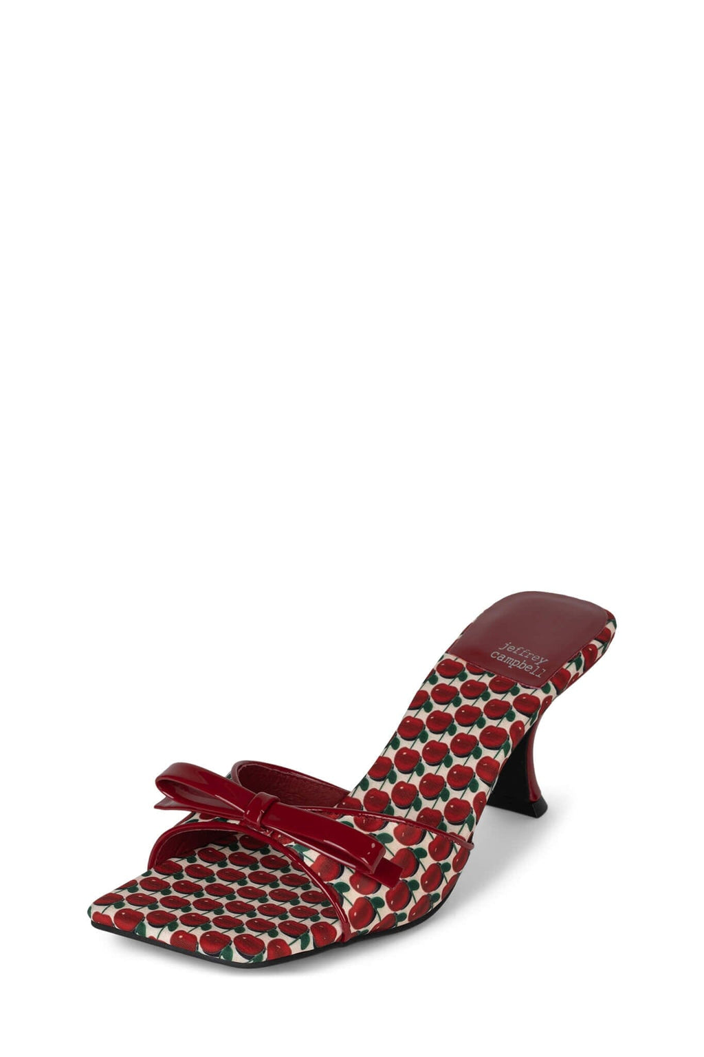 SWEET-ON-U Jeffrey Campbell Heeled Sandals Red Cherry Combo