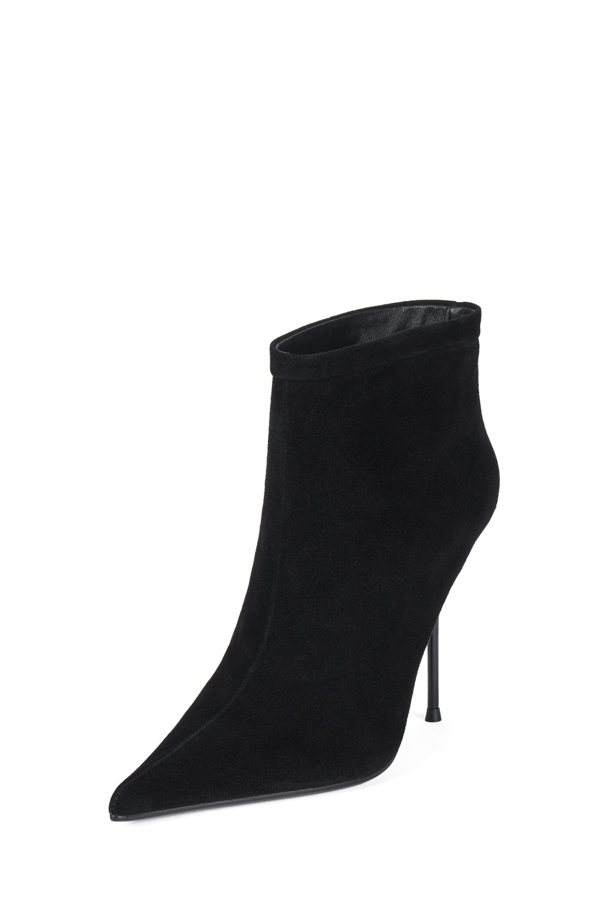 TAKE-IT Stiletto Bootie Black Suede _hover