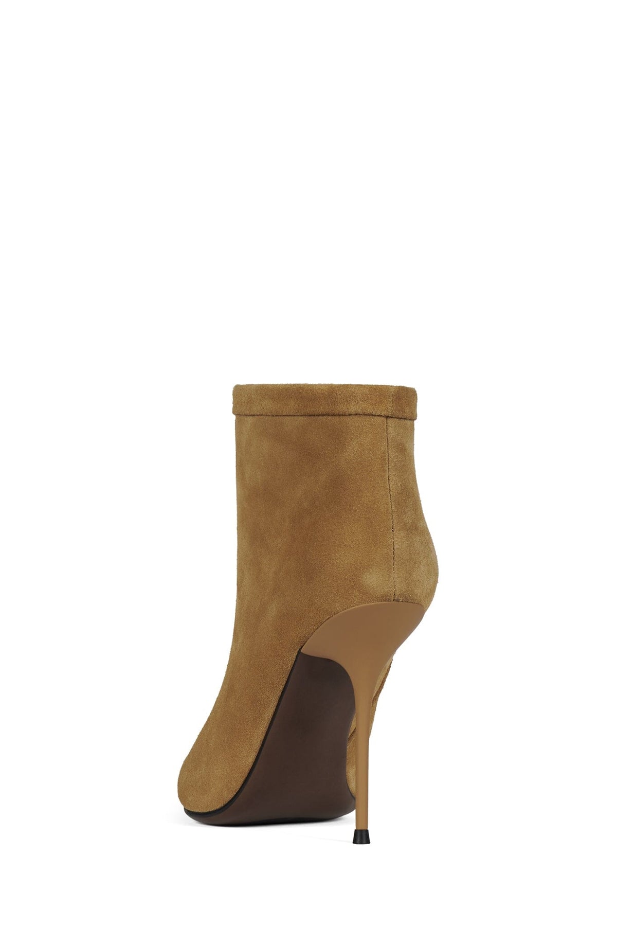 TAKE-IT Stiletto Bootie Camel Suede