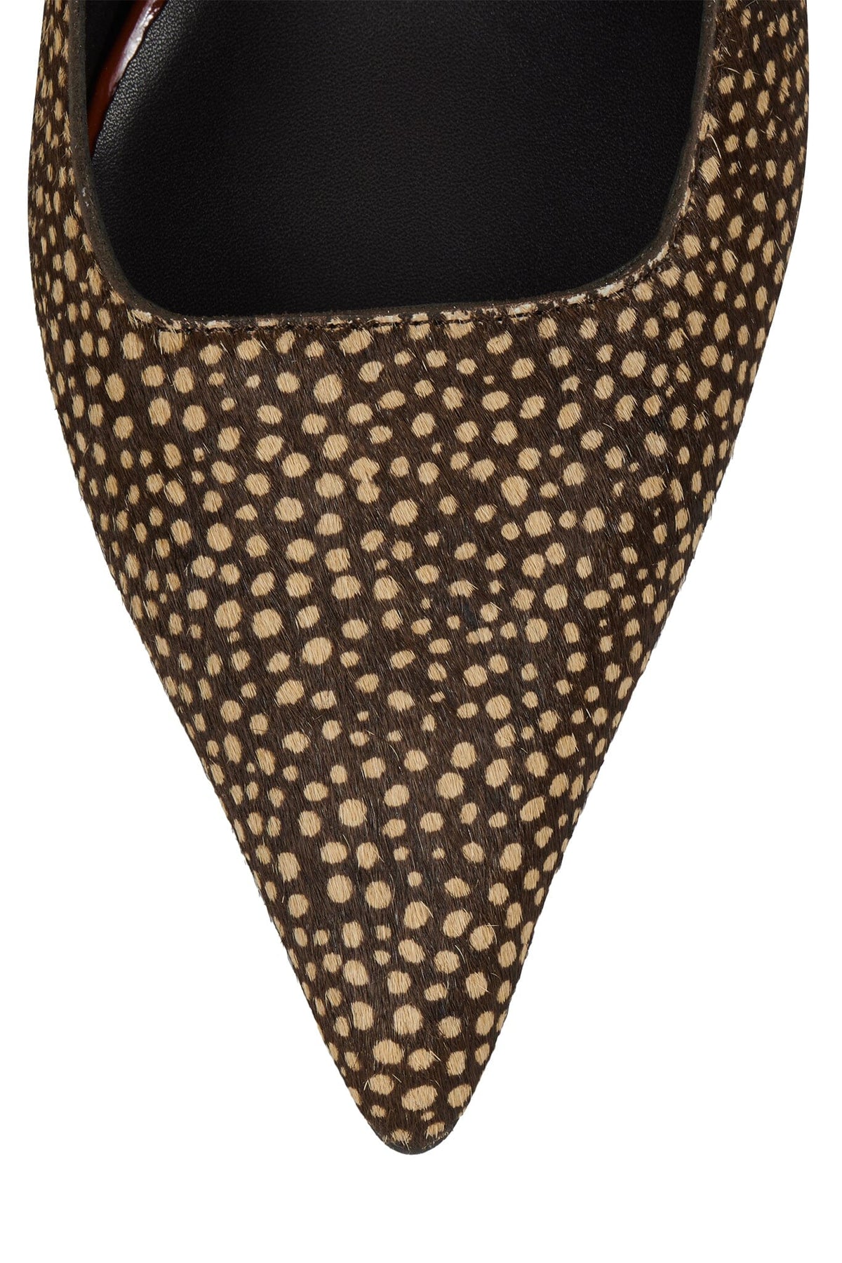 TANYA_F Slingback Heel Brown Dot Red Combo