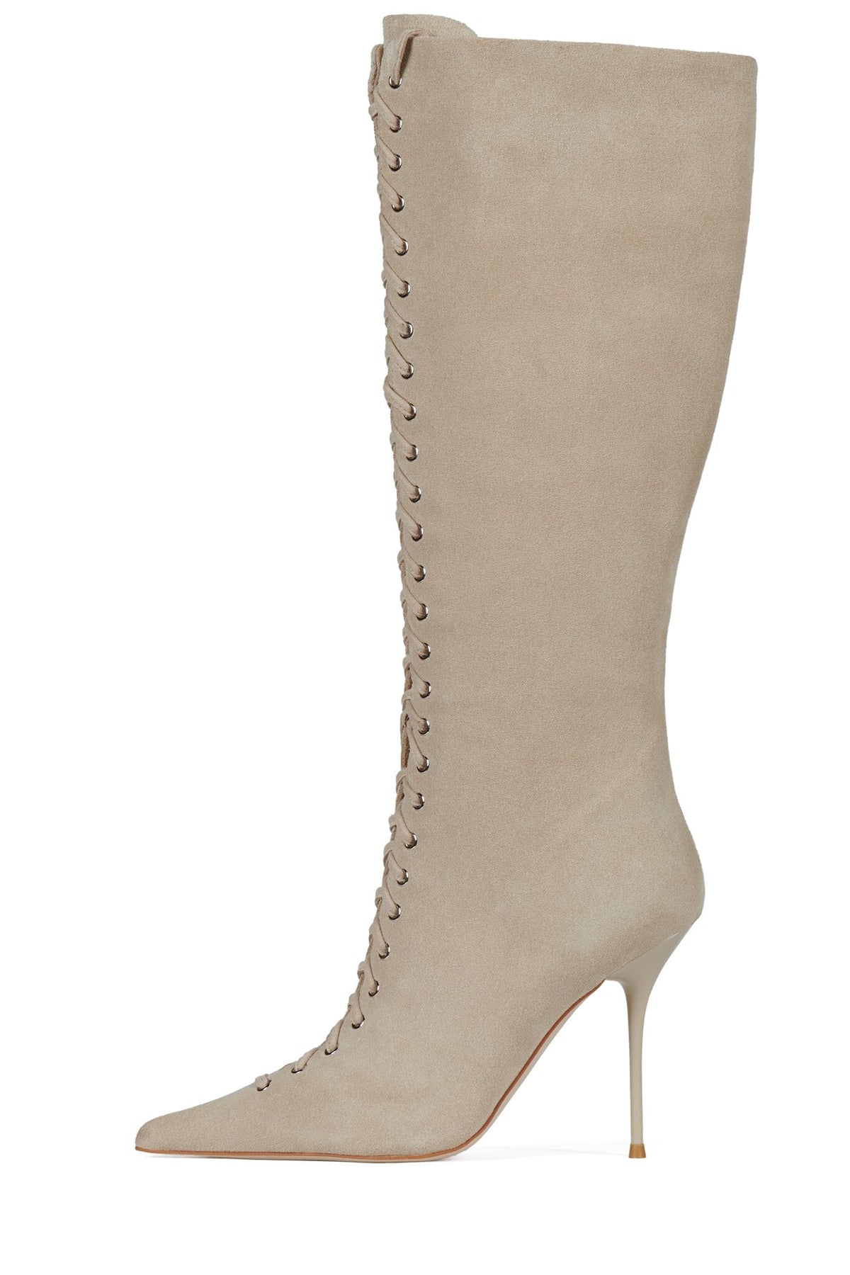TAUNTING Knee-High Boot Ice Suede