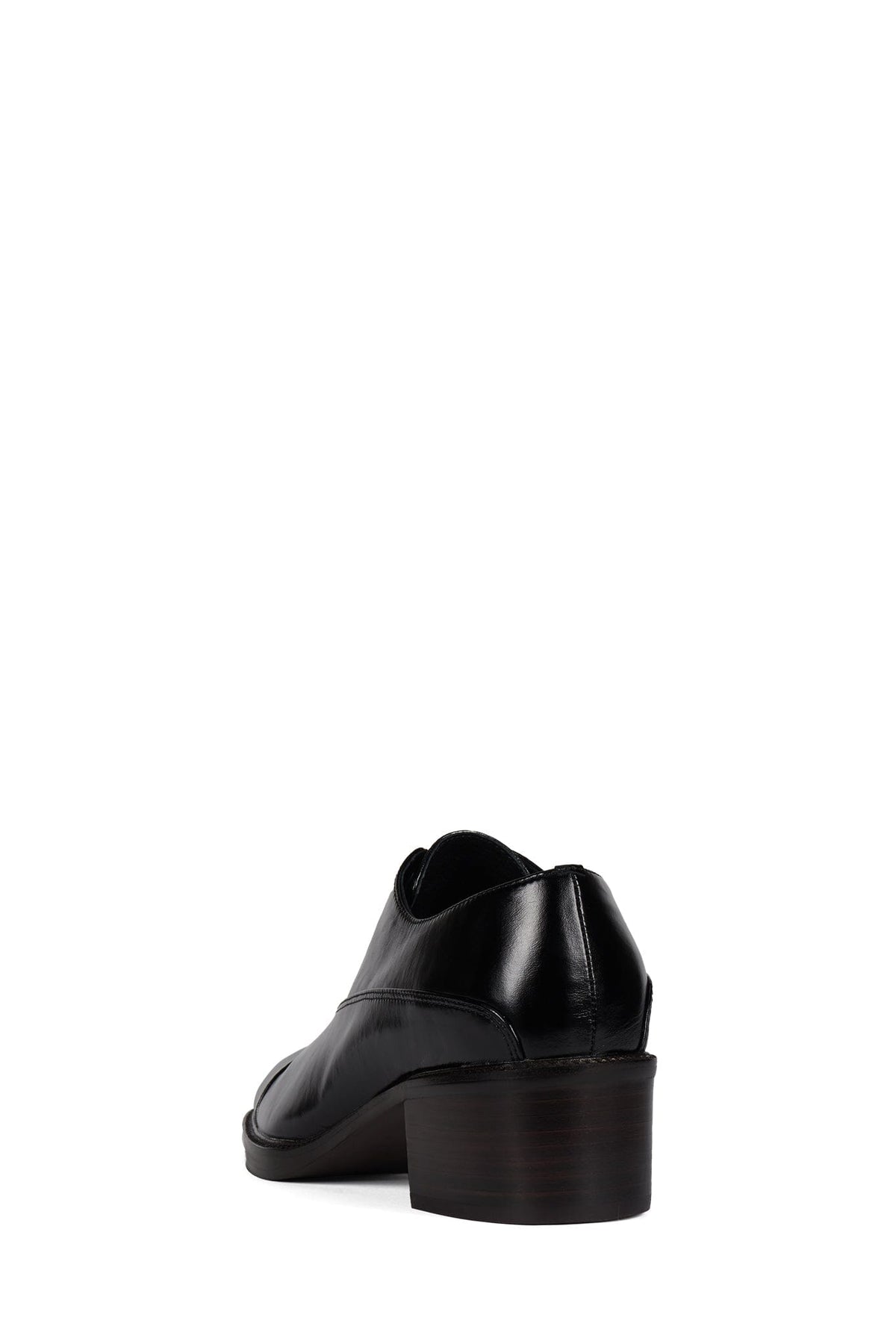 THATCH Jeffrey Campbell Heeled Oxford Black Crinkle
