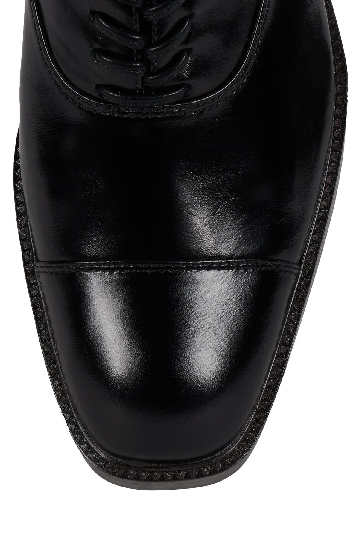 THATCH Jeffrey Campbell Heeled Oxford Black Crinkle