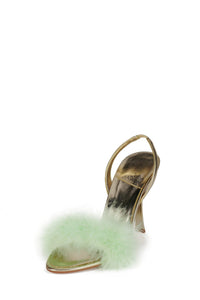 THE-FRUG Jeffrey Campbell Slingback Sandal Light Gold Green Combo
_hover