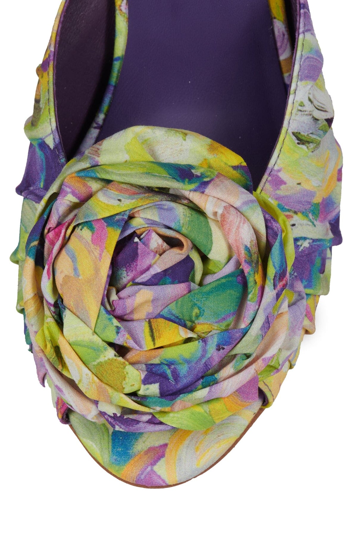THE-GARDEN Purple Multi Floral