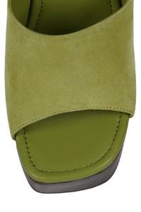 THE-LEGEND Chartreuse Suede