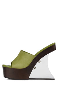 THE-LEGEND Chartreuse Suede