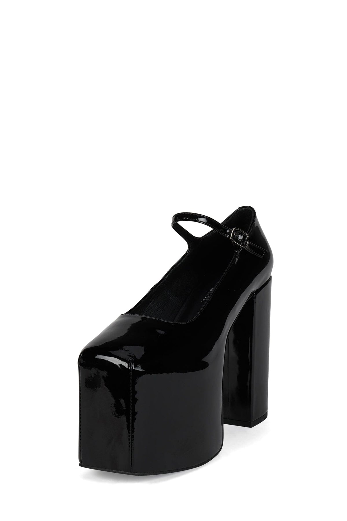 THE-TRUTH Jeffrey Campbell Platform Mary-Jane Pump Black Patent
_hover