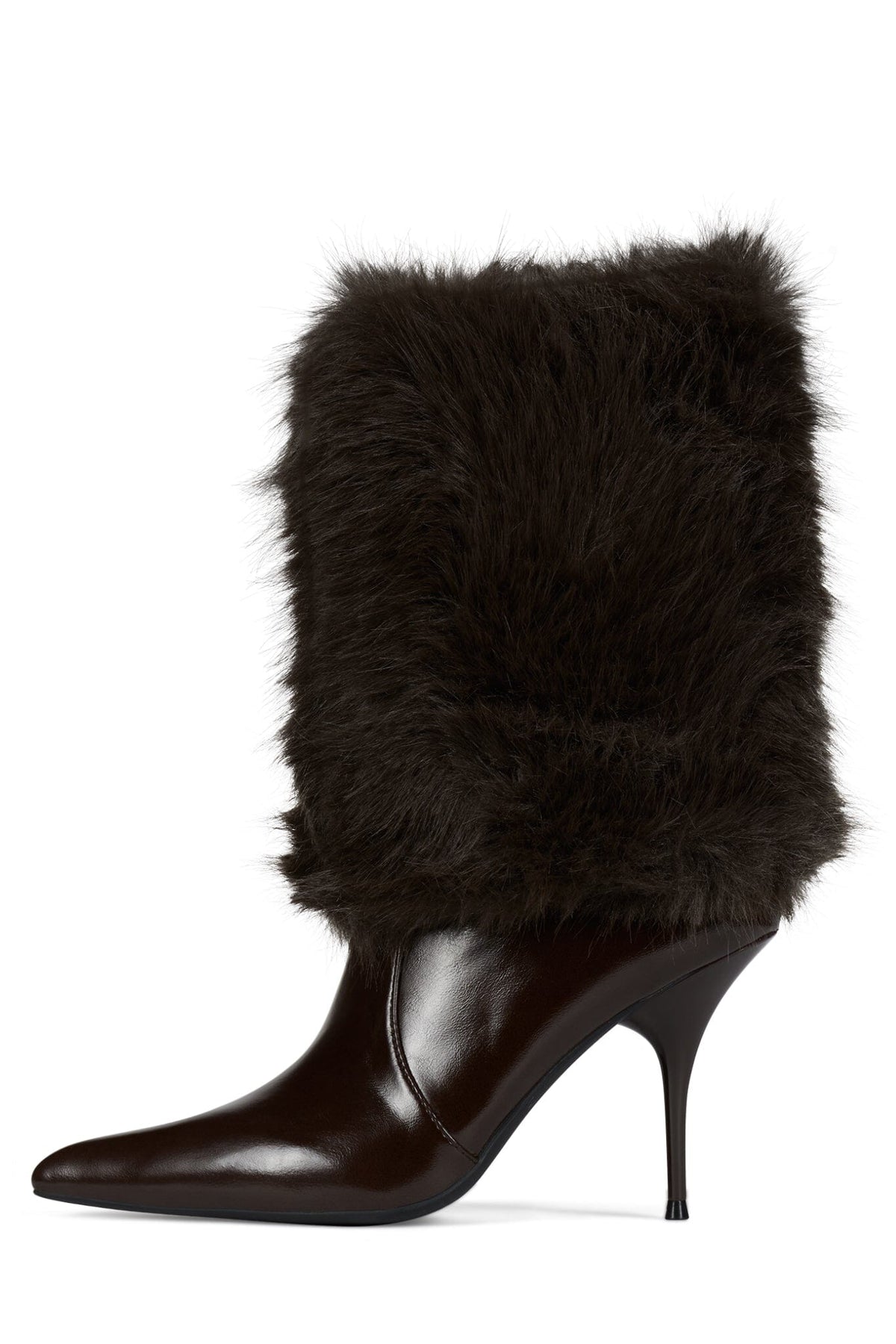 THERMAL Jeffrey Campbell Stiletto Boot Coffee Combo