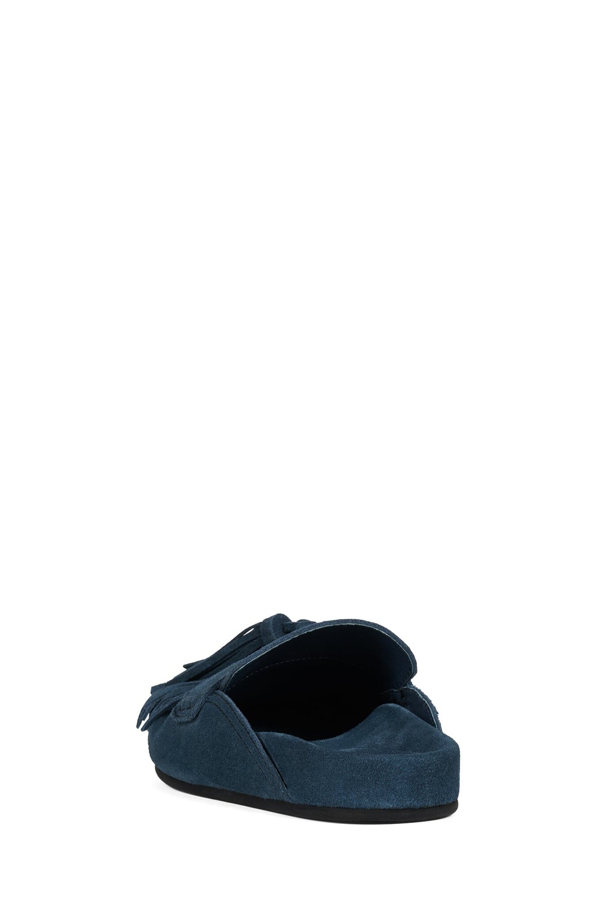 TOGGLE Flat Mule Blue Suede