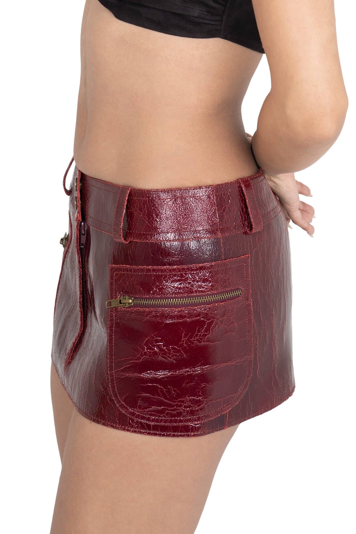 TOO-COOL SKIRT Skirt YYH  red crackle main_hover