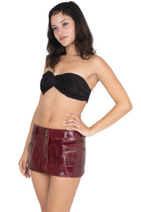 TOO-COOL SKIRT Skirt YYH red crackle 1