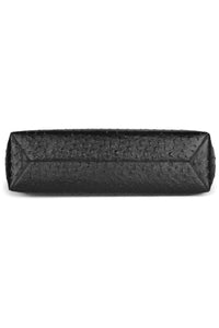 TOOLBOX Jeffrey Campbell Clutch Black Ostrich 