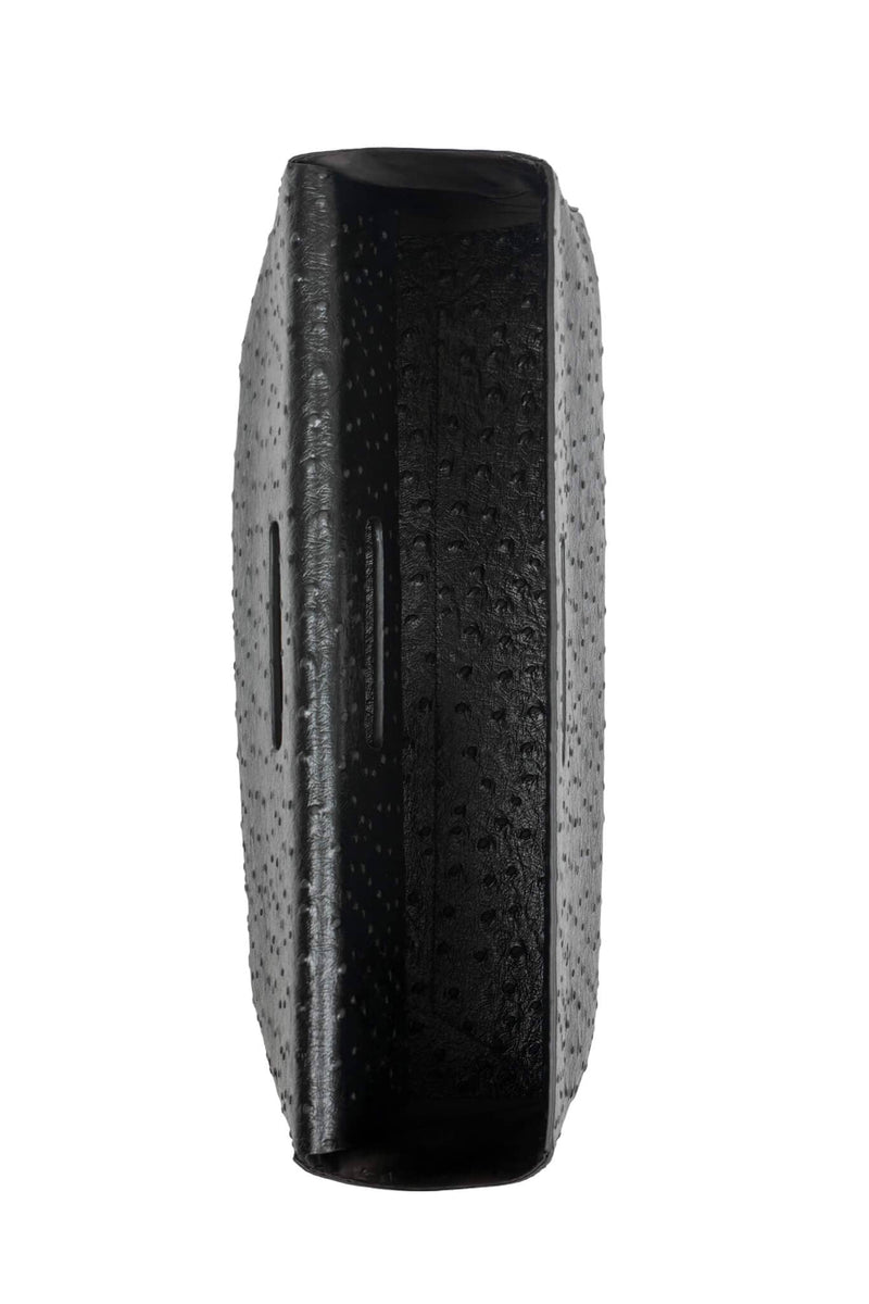 TOOLBOX Jeffrey Campbell Clutch Black Ostrich