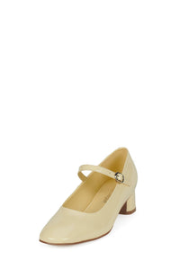 TOP-CLASS Jeffrey Campbell Mary-Jane Light Yellow Patent _hover