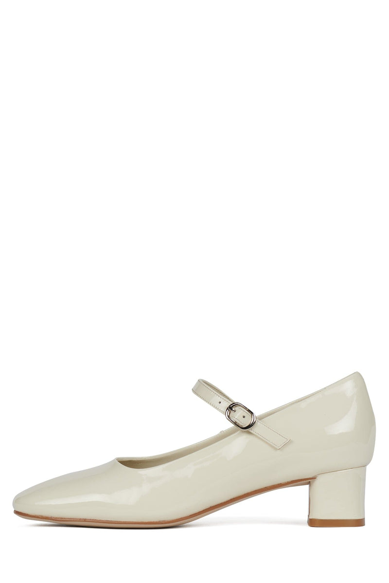 TOP-CLASS Jeffrey Campbell Mary-Jane Ivory Patent