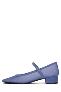 TOP-TIER Jeffrey Campbell Mary-Janes Periwinkle Mesh Combo