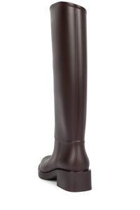 TORRENTIAL Jeffrey Campbell Knee-High Rain Boot Brown