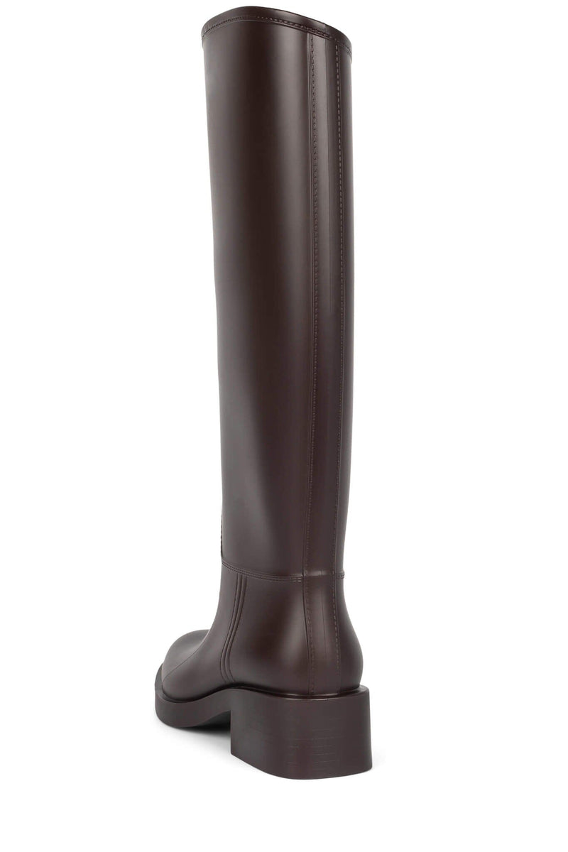 TORRENTIAL Jeffrey Campbell Knee-High Rain Boot Brown