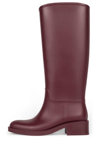 TORRENTIAL Jeffrey Campbell Knee-High Rain Boot Wine
