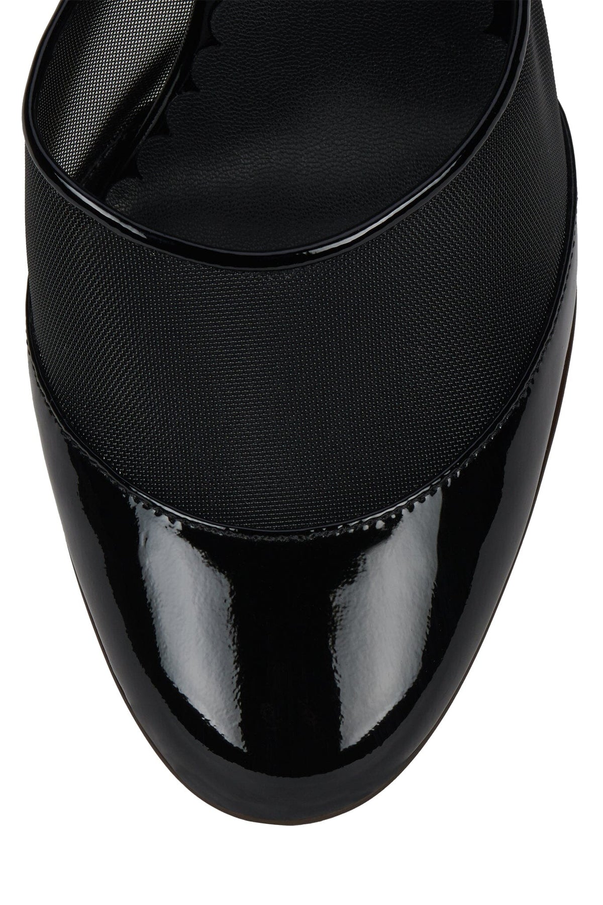 TREATMENT Heeled Mule Black Combo