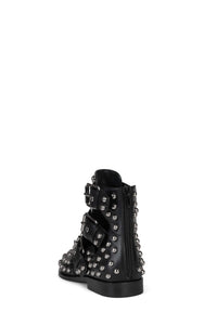 TRESPASS Jeffrey Campbell Bootie Black Silver