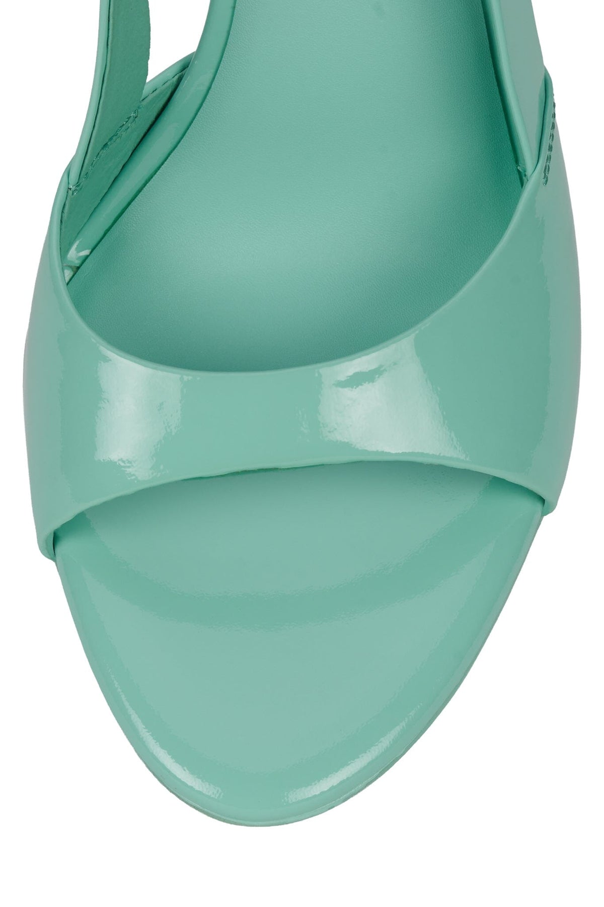 TRIOMPHE Jeffrey Campbell Heeled Sandal Mint Patent