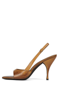 TRIOMPHE Jeffrey Campbell Heeled Sandal Tan Ruboff