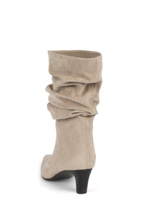 TRIXXIE Jeffrey Campbell Knee-High Boot Ice Suede