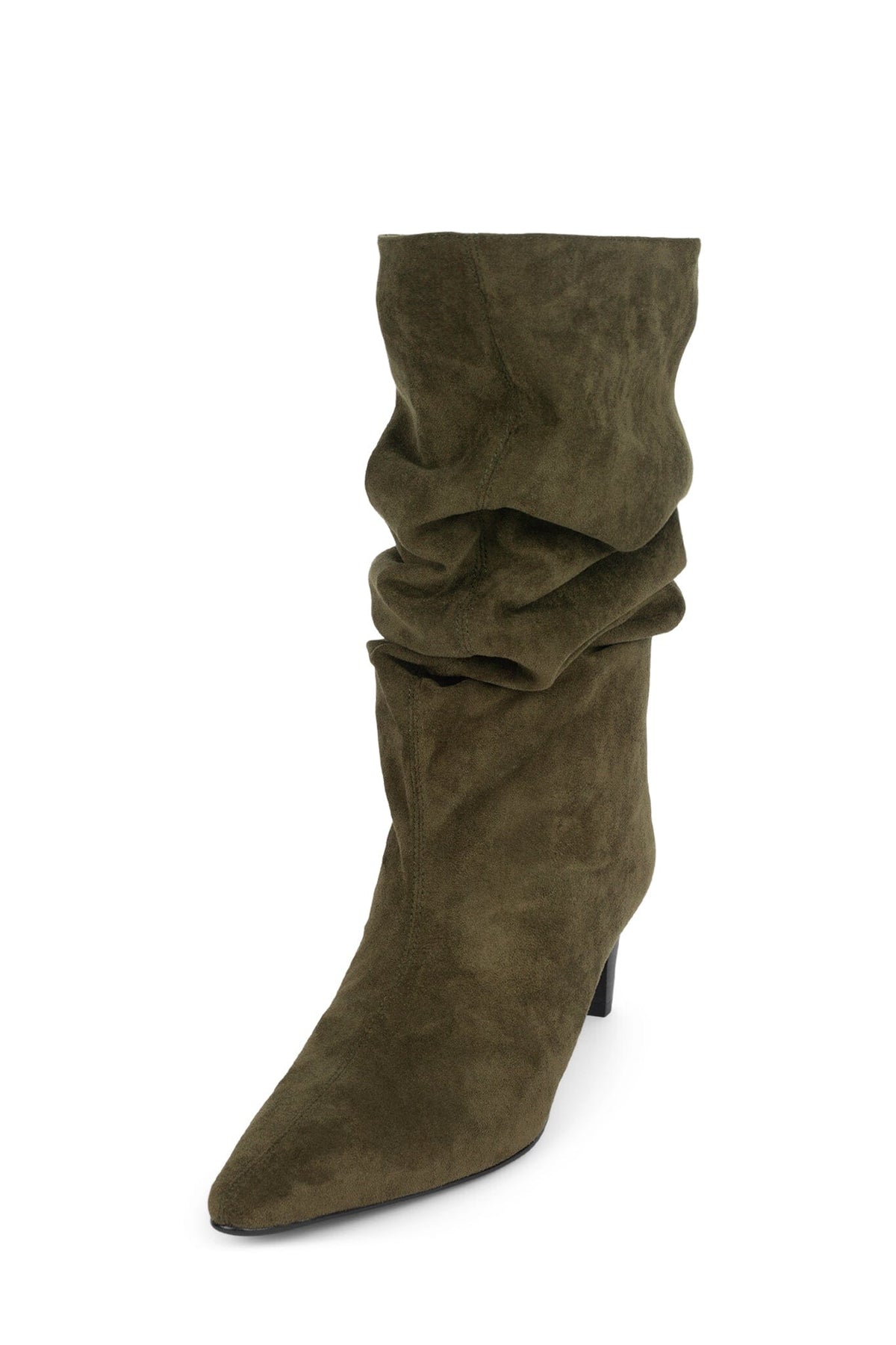 TRIXXIE Jeffrey Campbell Knee-High Boot Olive Suede _hover