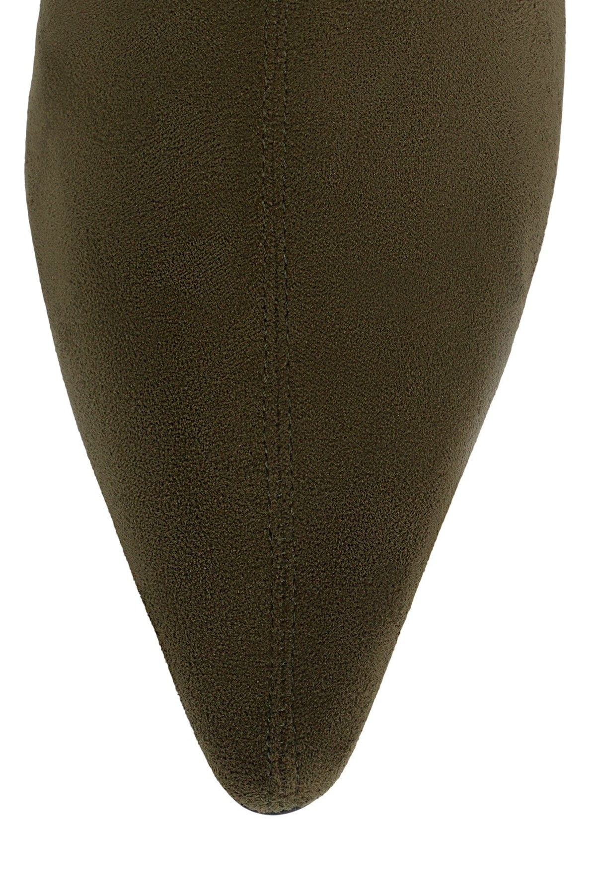 TRIXXIE Jeffrey Campbell Knee-High Boot Olive Suede