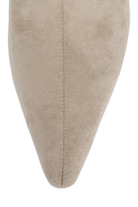 TRIXXIE Jeffrey Campbell Knee-High Boot Ice Suede
