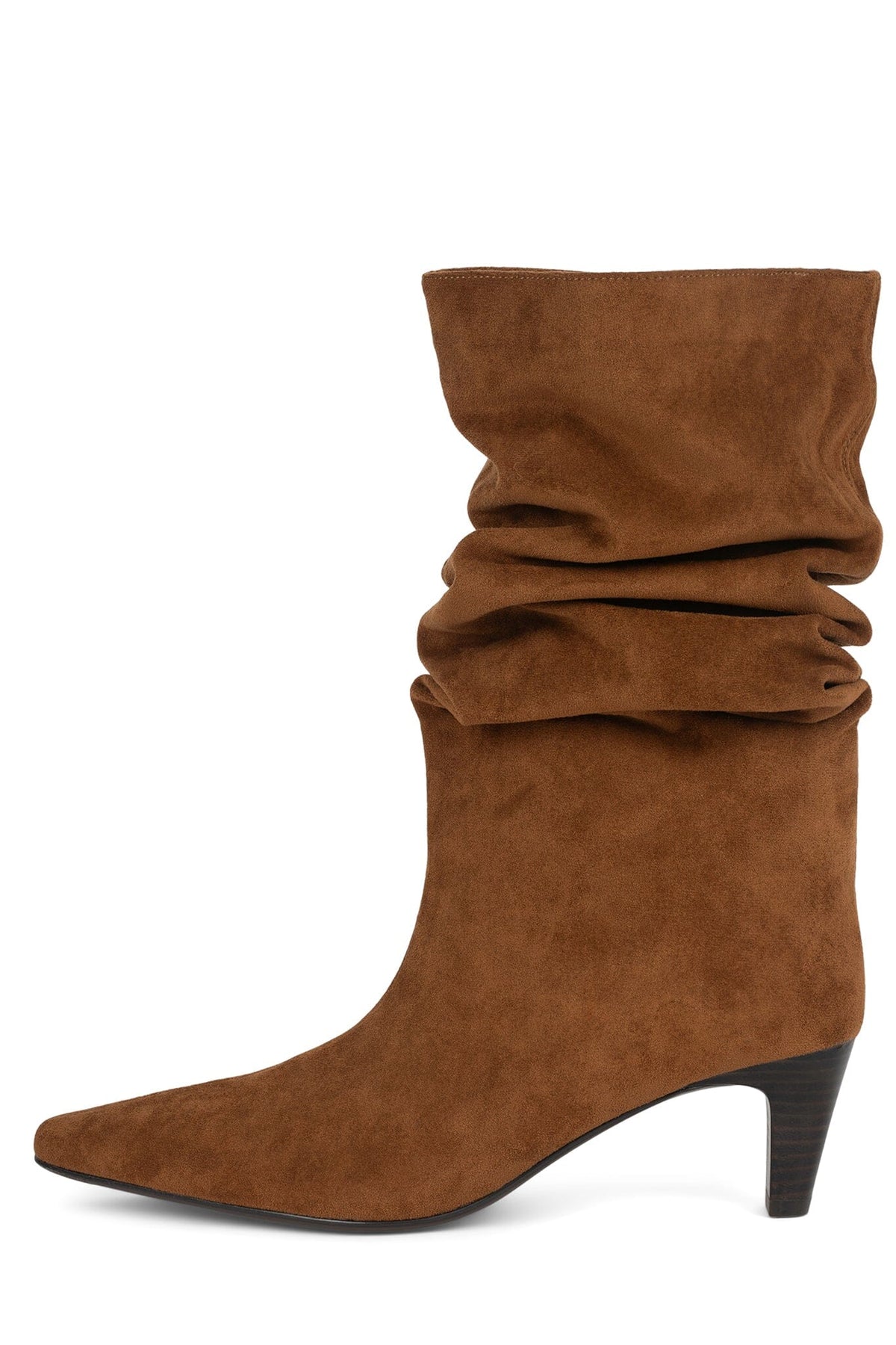 TRIXXIE Jeffrey Campbell Knee-High Boot Rust Suede