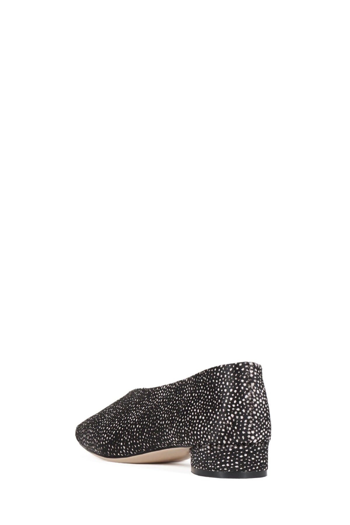 TRUSTEE-F Jeffrey Campbell Kitten Heel Black White Dot