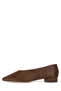 TRUSTEE-F Jeffrey Campbell Kitten Heel Brown Dot