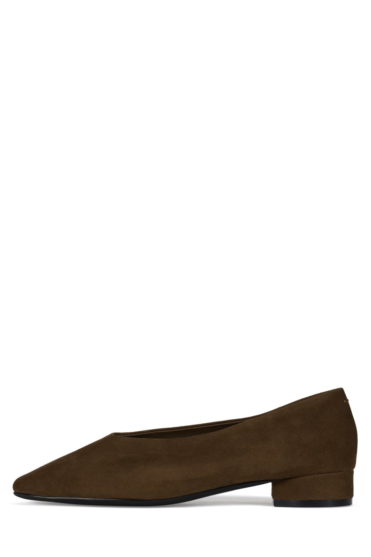 TRUSTEE Jeffrey Campbell Kitten Heels Light Brown Suede