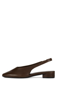 TRUSTEE-SB Jeffrey Campbell Slingback Pump Coffee
