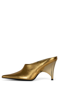 VADER Heeled Mule ST Gold 6 