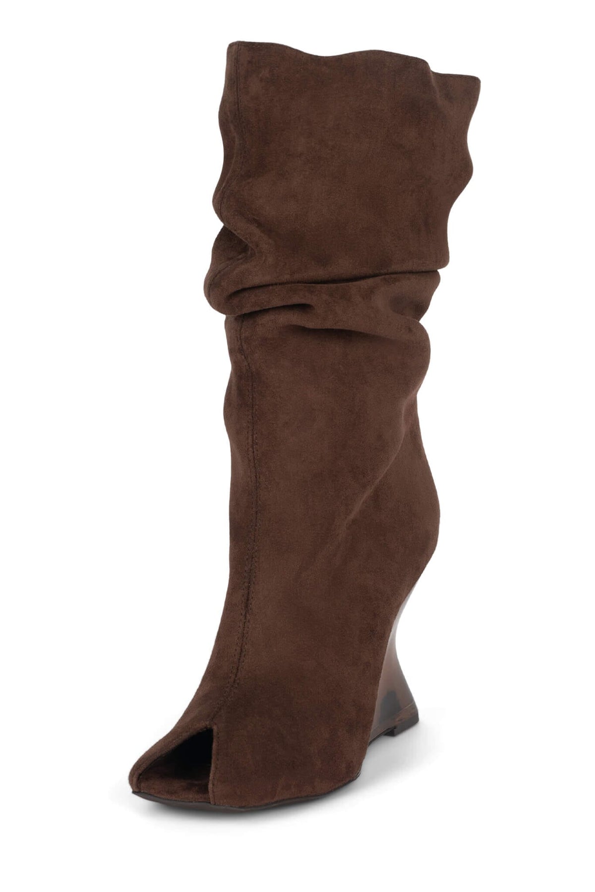 VANIA Jeffrey Campbell Knee-High Boot Espresso Suede Combo
_hover