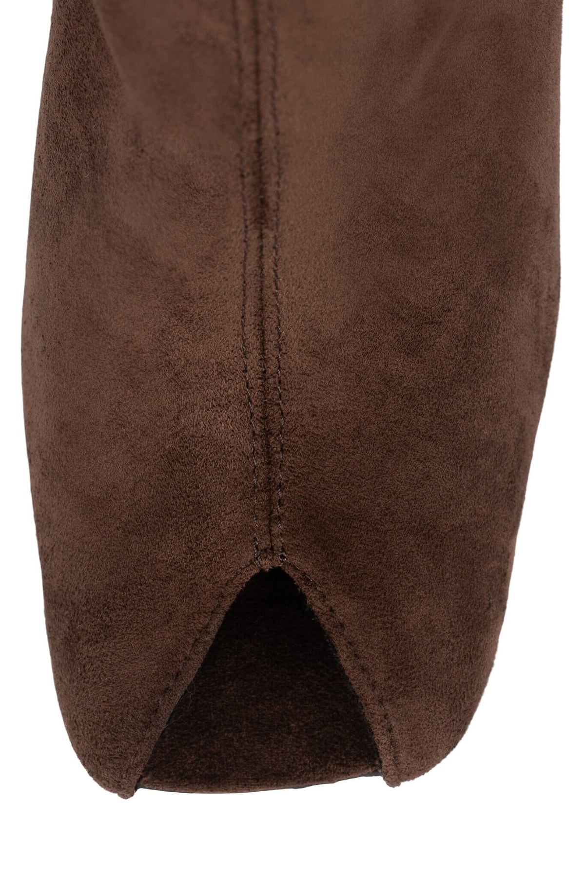 VANIA Jeffrey Campbell Knee-High Boot Espresso Suede Combo