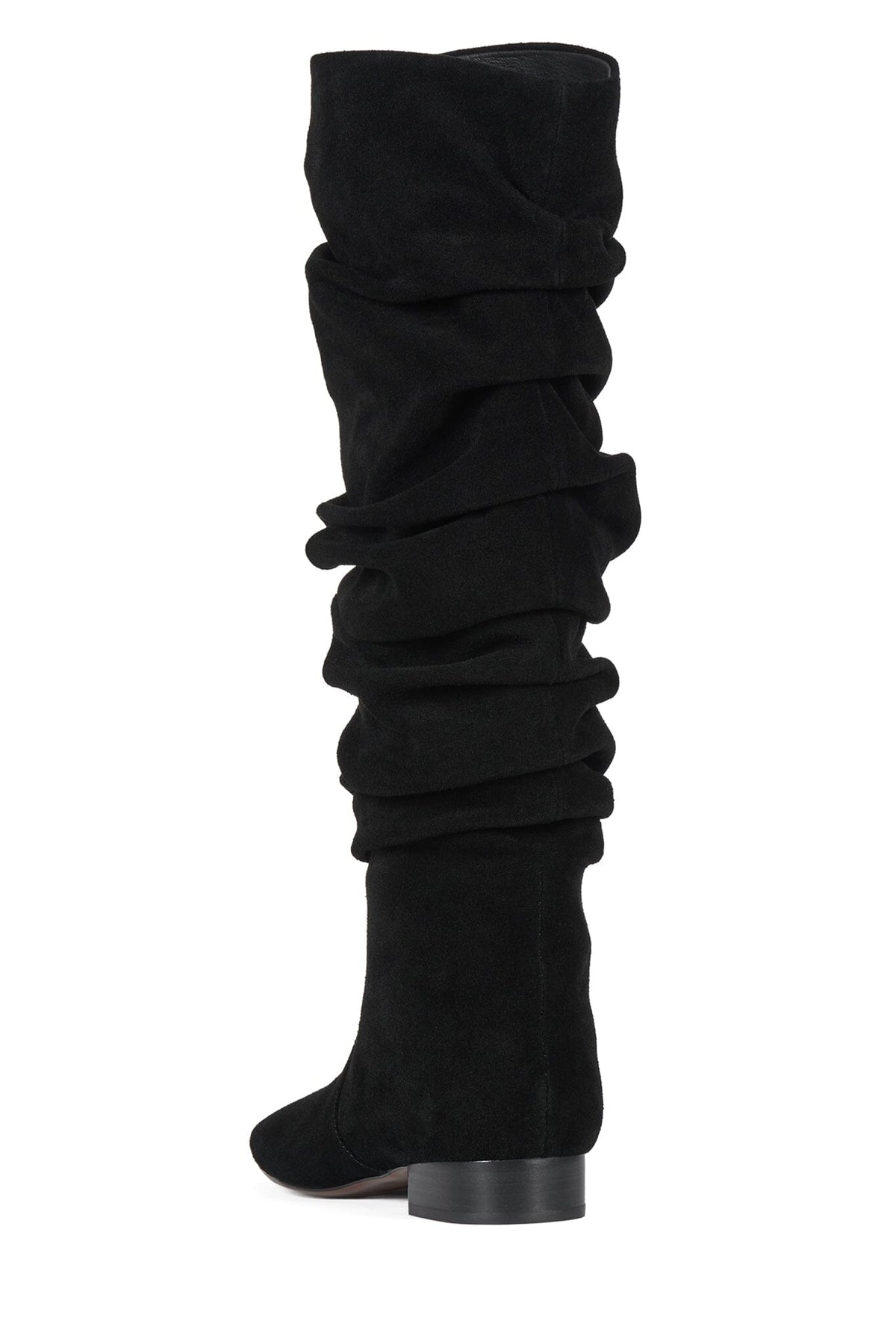 VASHTI Slouched Boot Black Suede