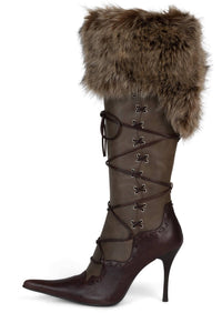 VERBIER-F Knee-High Boot YYH Brown Combo 6 