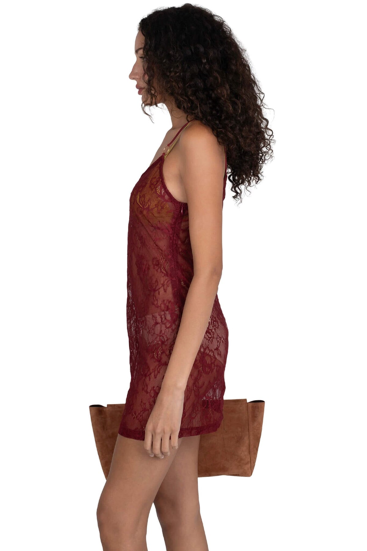 VETIVER Jeffrey Campbell Dress Wine