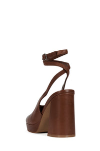 VIVRE Jeffrey Campbell Platform Heels Cognac
