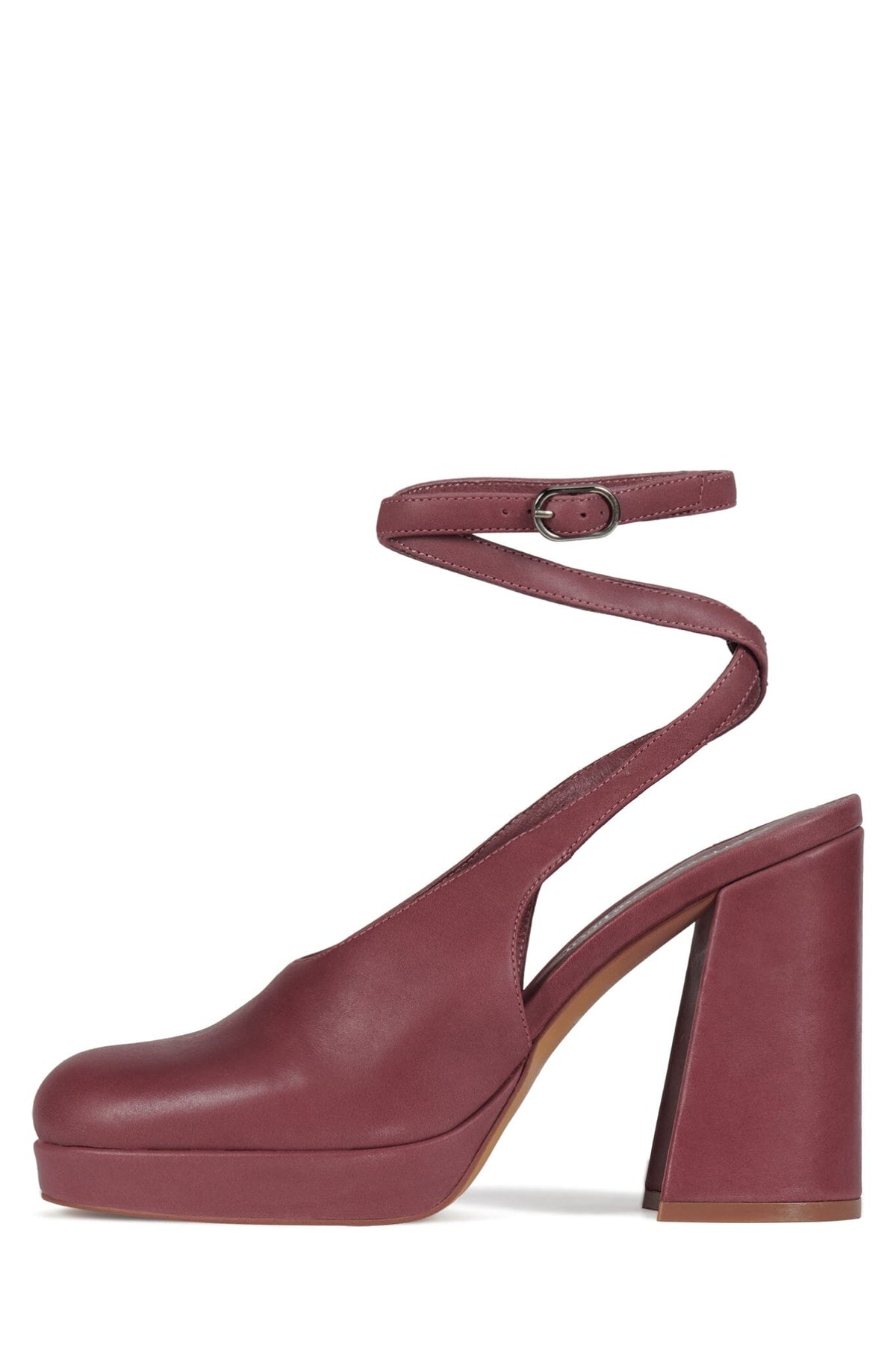 VIVRE Jeffrey Campbell Platform Heels Dusty Berry