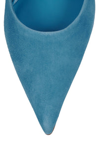 VOLTURI Jeffrey Campbell High-Heel Blue Suede Combo